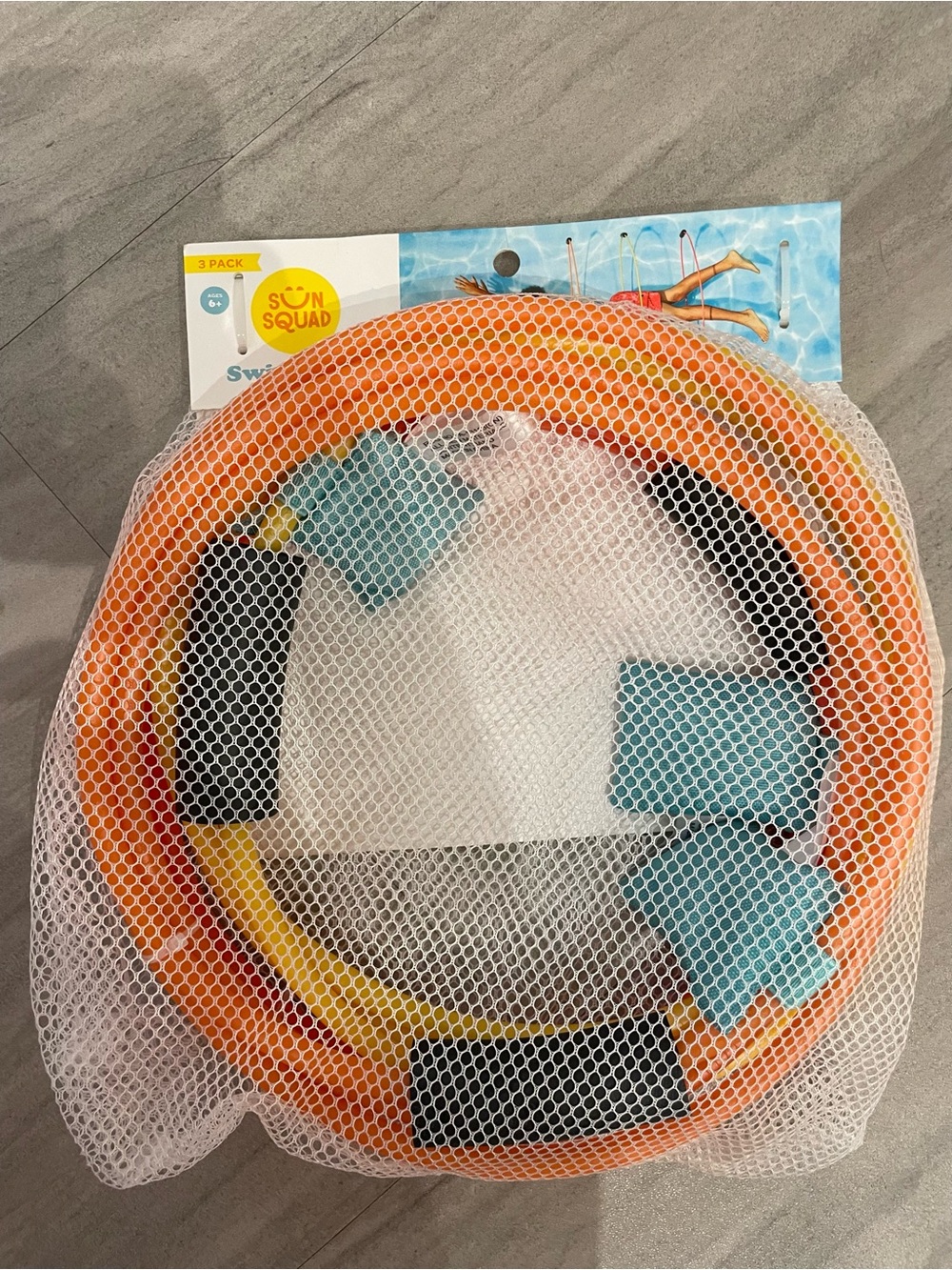 Sun Squad Swim Rings Set of 3 Pack New Ages 6+